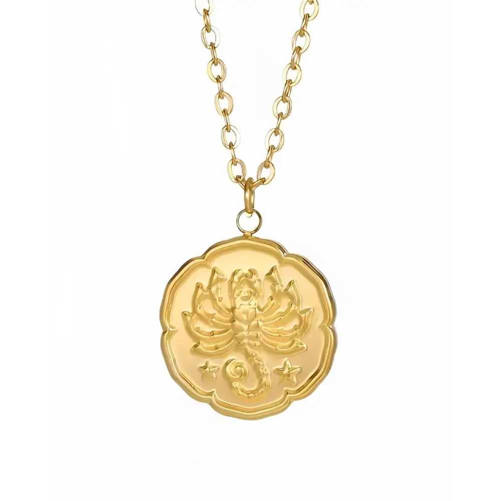 Zodiac Astrological Necklace - Scorpio