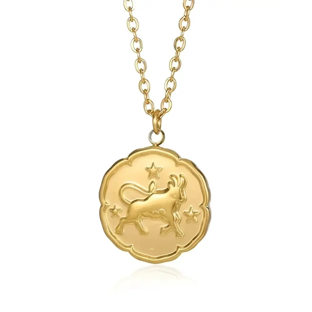 Zodiac Astrological Necklace - Taurus