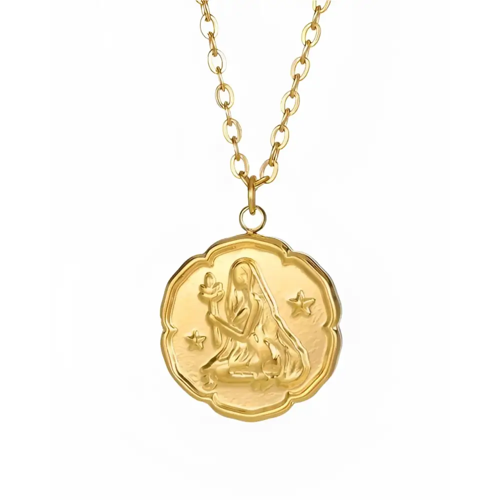 Zodiac Astrological Necklace - Virgo