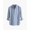 Capri Linen Grandad Shirt