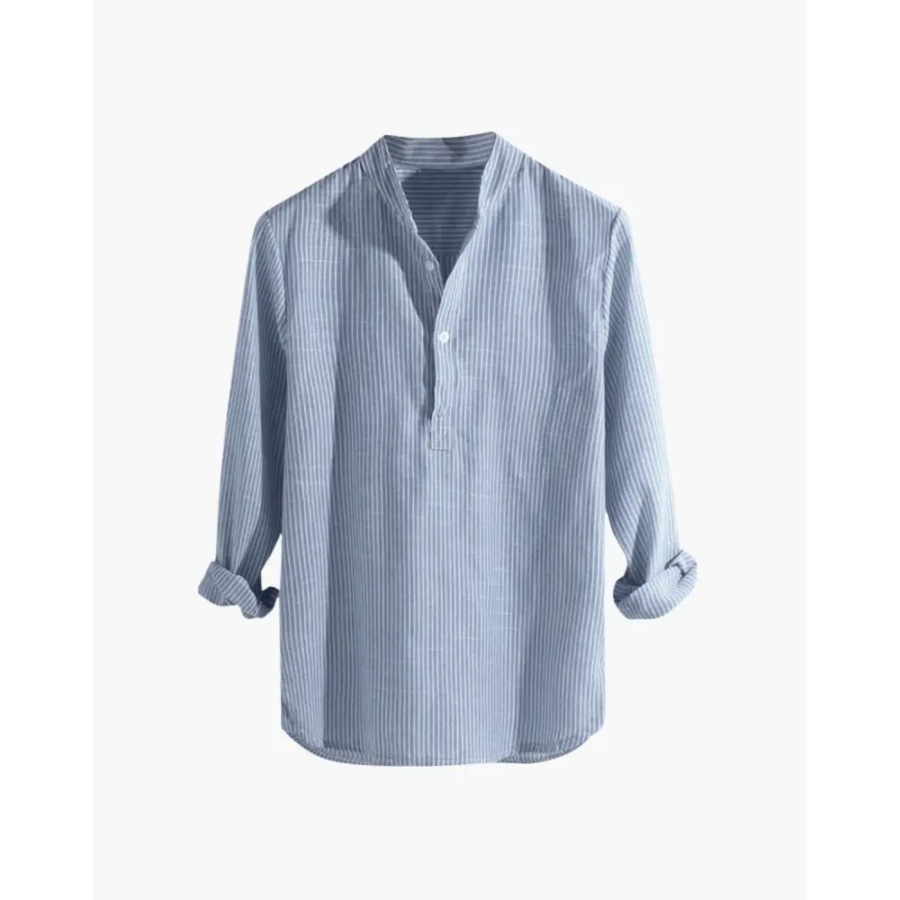 Capri Linen Grandad Shirt