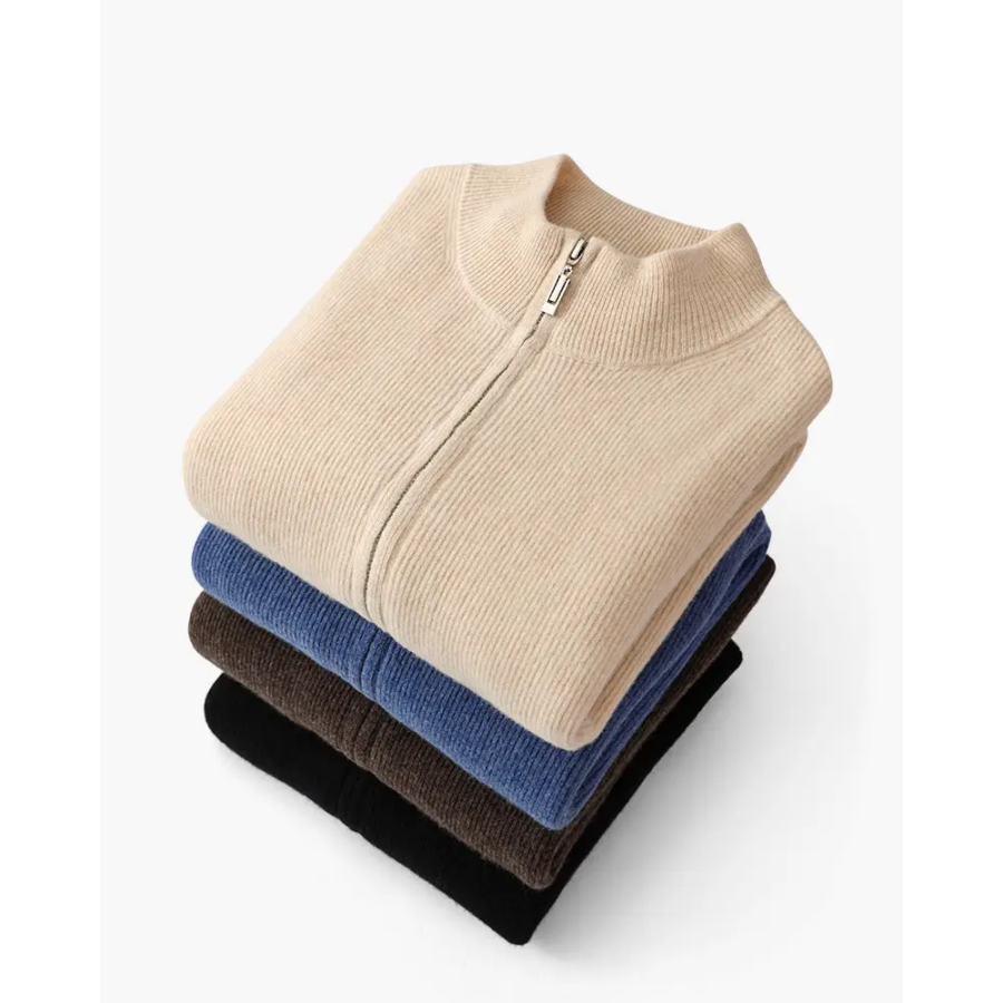 Cashmere Half-Zip Sweater