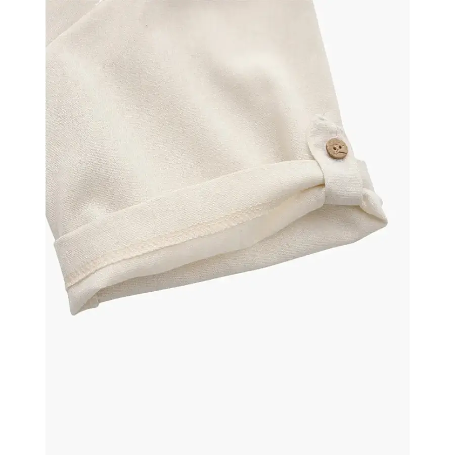 Casual Short Sleeve Linen Shirt
