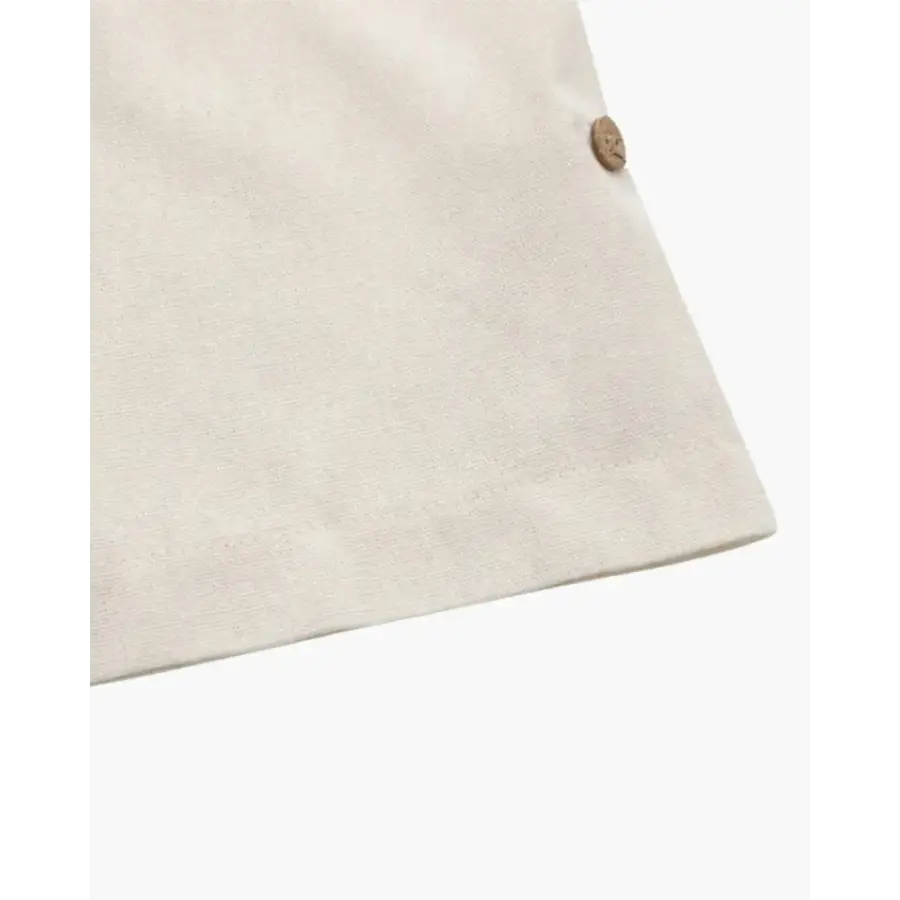 Casual Short Sleeve Linen Shirt