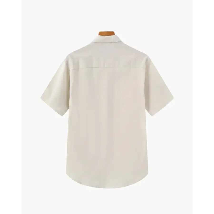 Casual Short Sleeve Linen Shirt