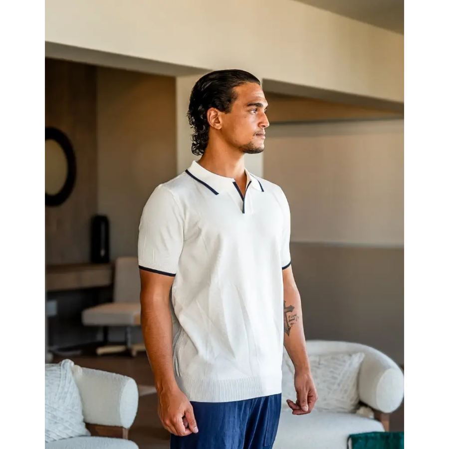 Classic Knit Polo Shirt