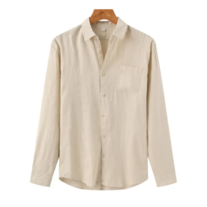 classic-linen-shirt-beige-s-427 Classic Linen Shirt - Beige / S