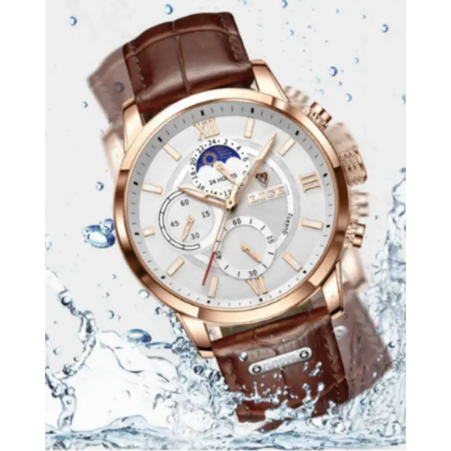 Classic Moonphase Chronograph Watch