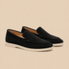 Classic Old Money Suede Loafers - Black EU 38 / UK 5 / US 5.5