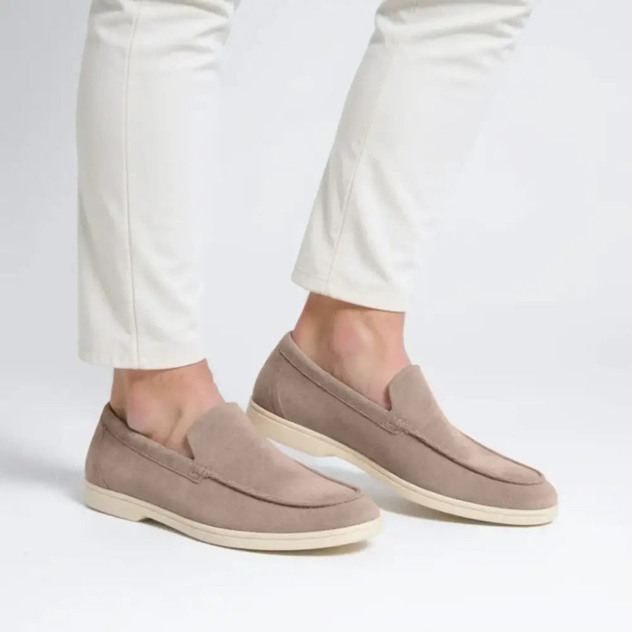 Classic Old Money Suede Loafers