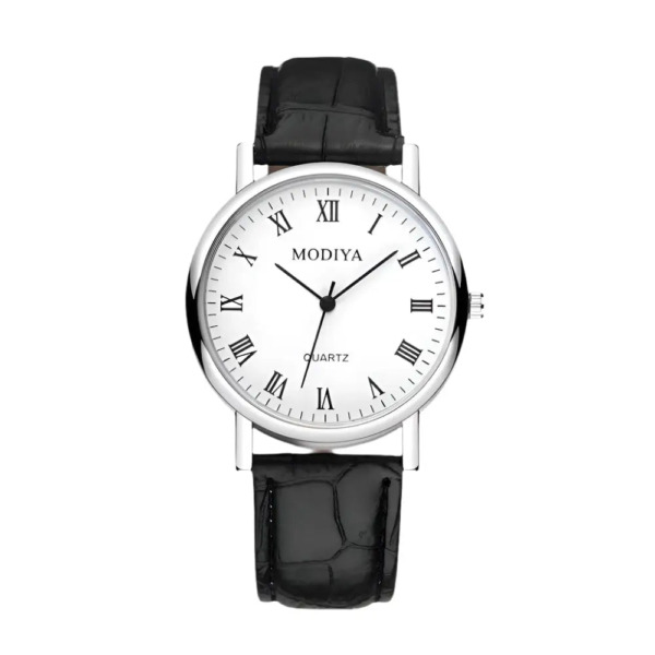 Classic Roman Leather Watch