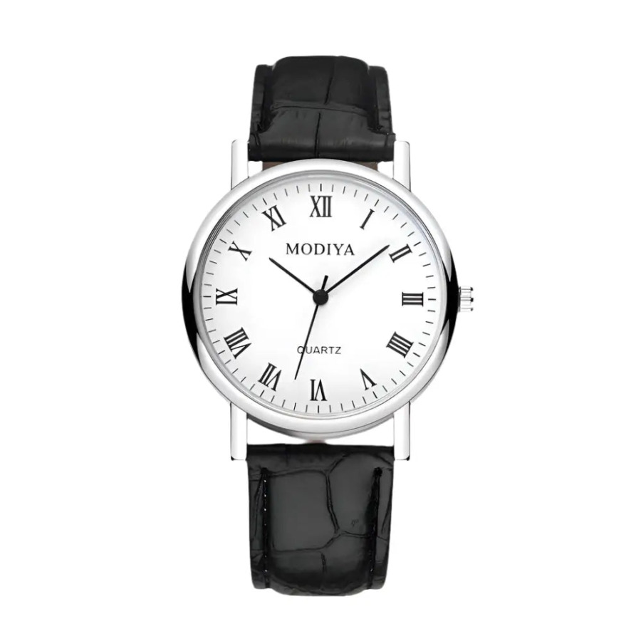Classic Roman Leather Watch