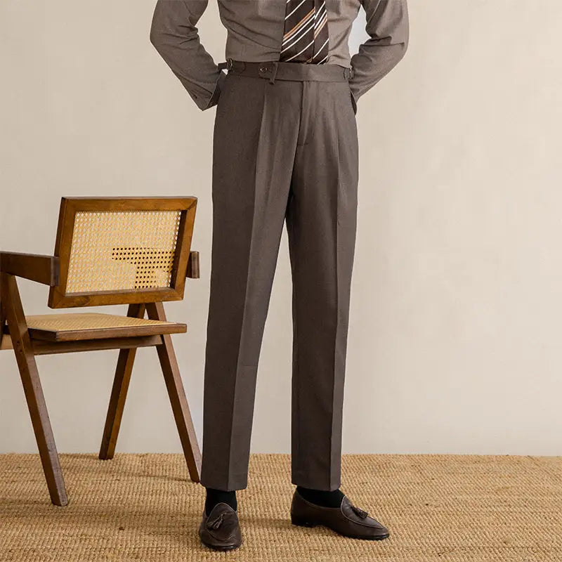 Classic Sartorial Trousers - Dark Coffee / 27