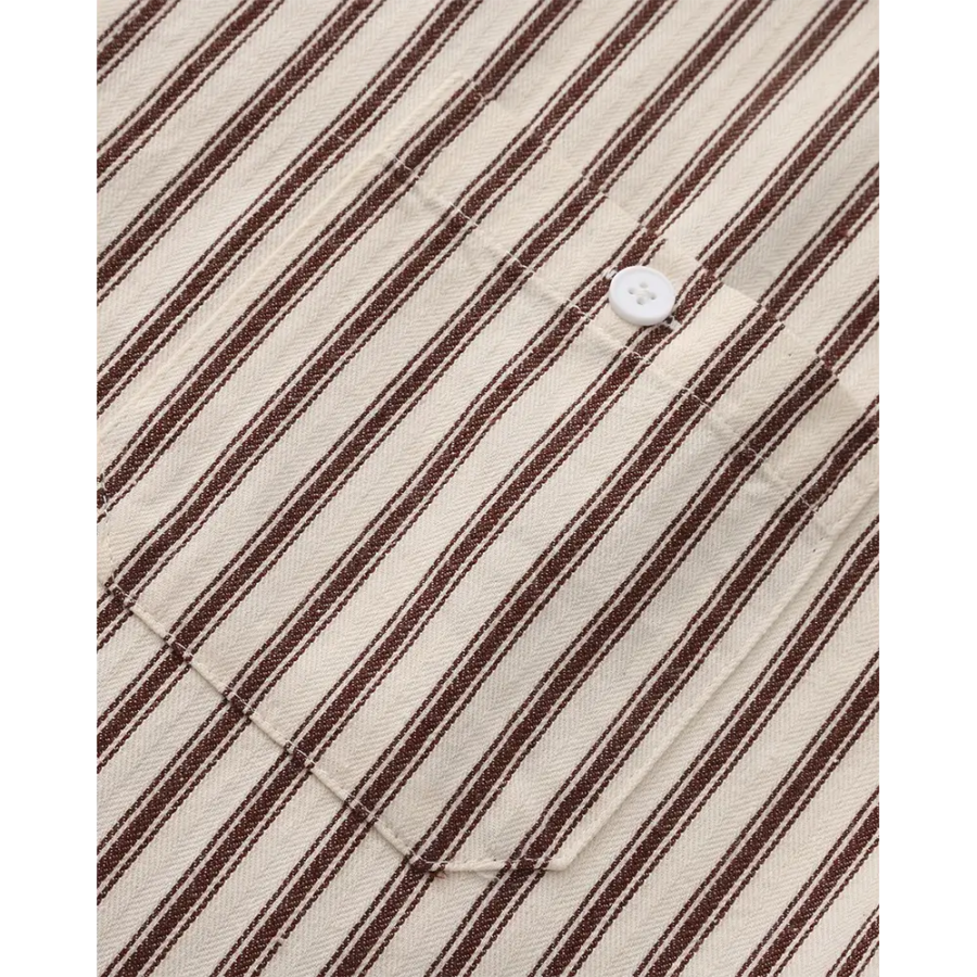 Classic Striped Button-Up Shirt