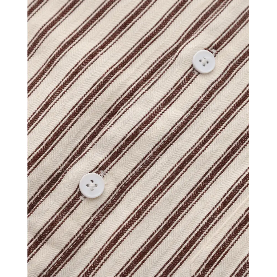 Classic Striped Button-Up Shirt