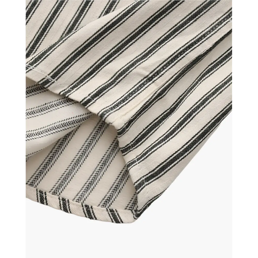 Classic Striped Button-Up Shirt