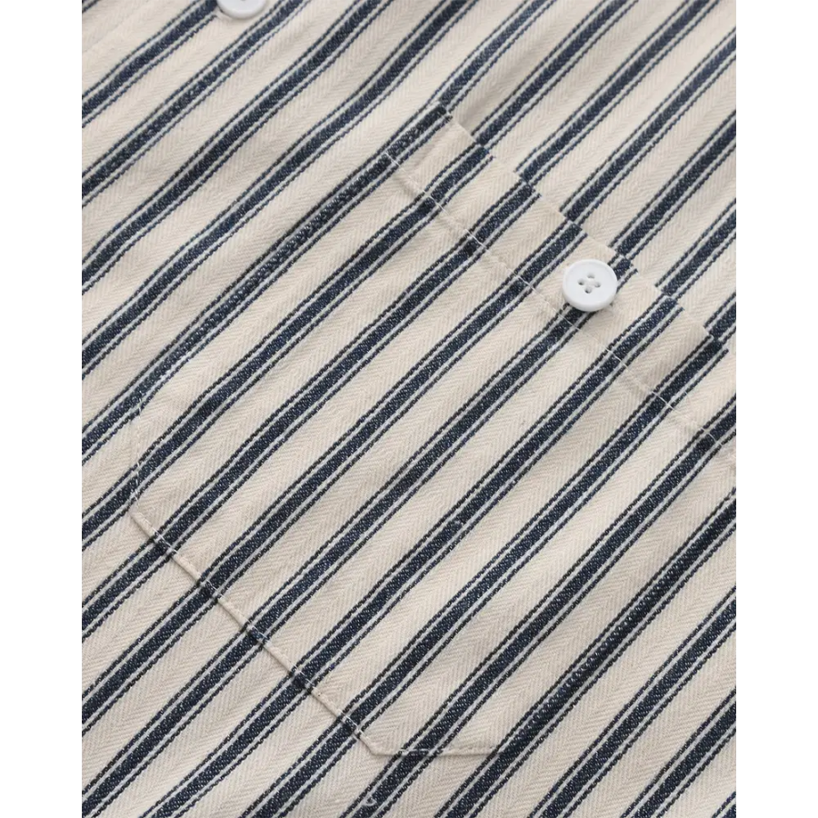 Classic Striped Button-Up Shirt