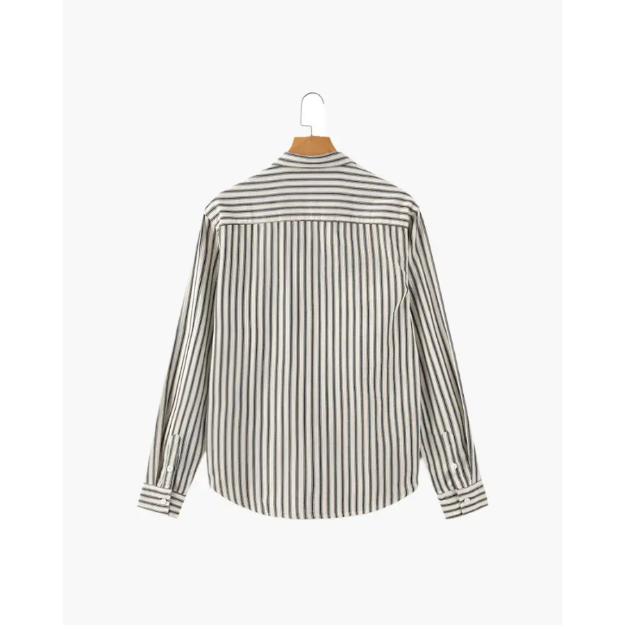 Classic Striped Button-Up Shirt