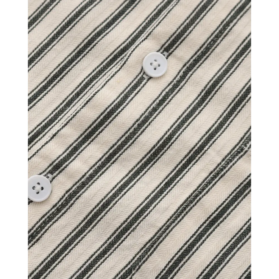 Classic Striped Button-Up Shirt