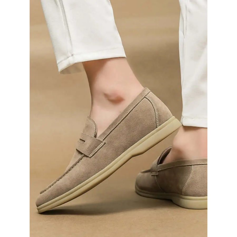 Classic Suede Penny Loafers