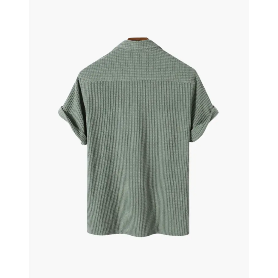 Coastal Breeze Open-Collar Shirt