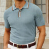 Contrast Trim Knit Polo