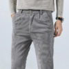 Corduroy Tailored Trousers - Grey / 28