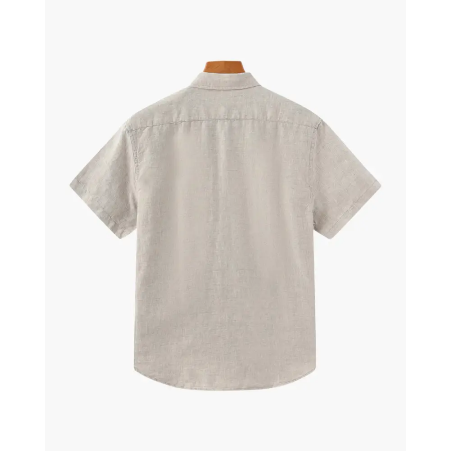 Essential Linen Short-Sleeve Shirt