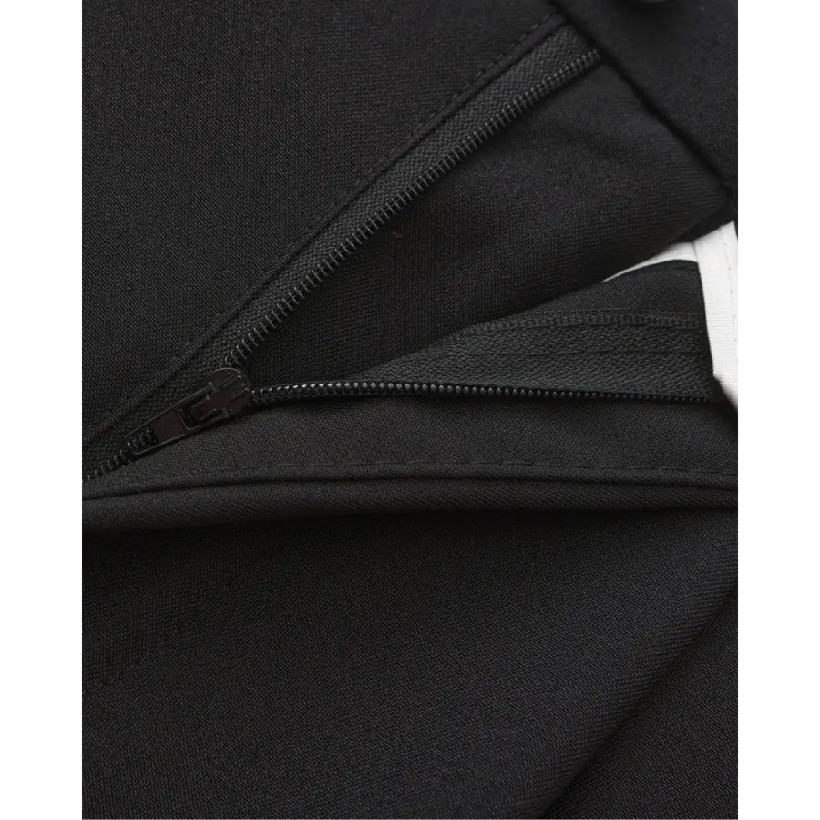 Haussmann wide leg pants back view tailored silhouette