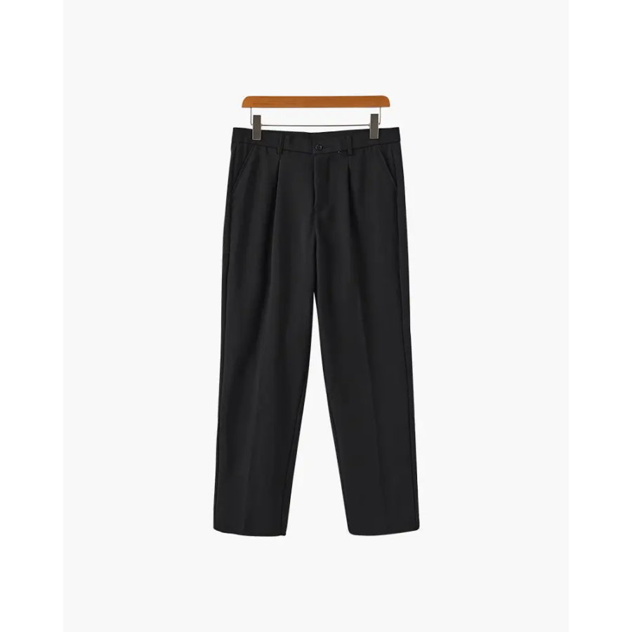 Haussmann wide leg pants black size small flat lay