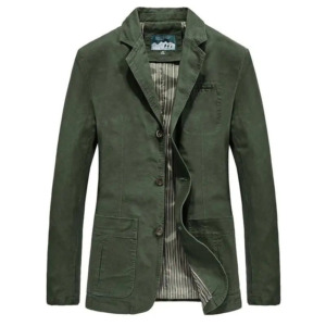 Heritage Corduroy Blazer - Green / M