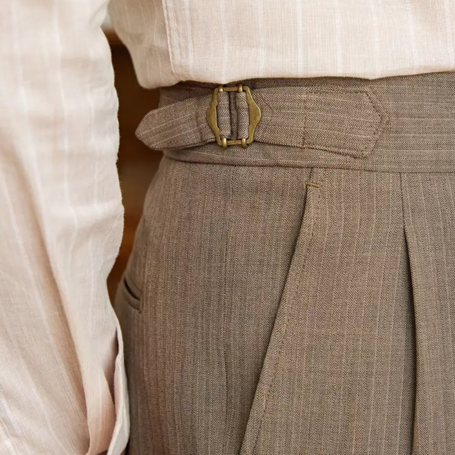 Heritage Pleated Trousers
