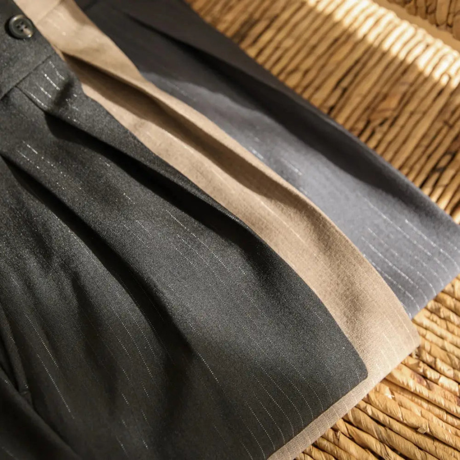 Heritage Pleated Trousers