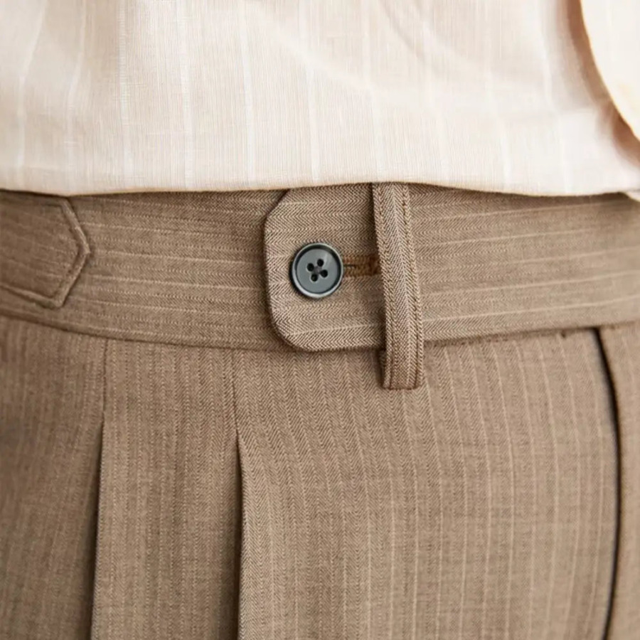 Heritage Pleated Trousers