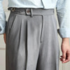 Heritage Pleated Wool Trousers