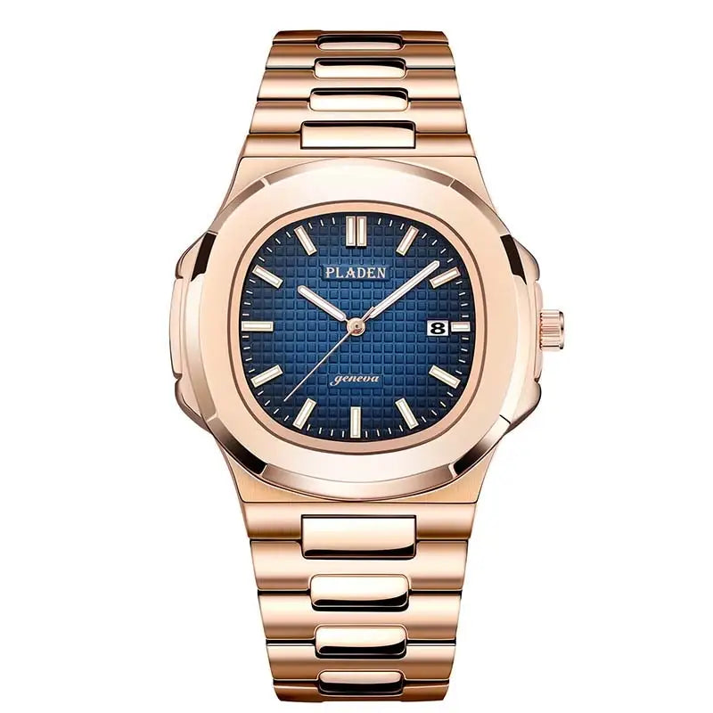 Heritage Steel watch - Rose/Blue
