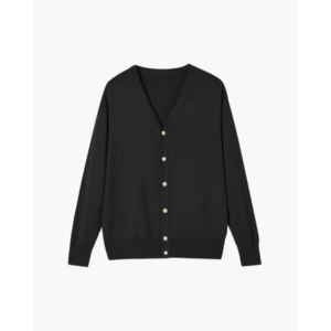 Heritage Wool Cardigan - Black / XS
