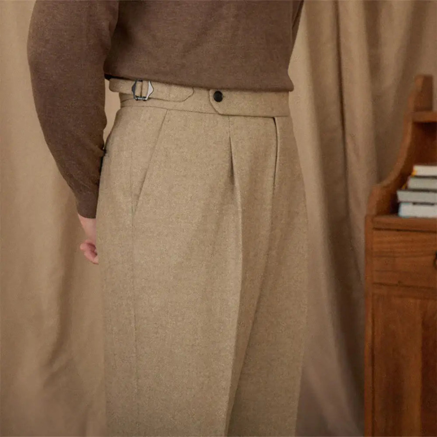 Heritage Wool Trousers - Truffle / 29