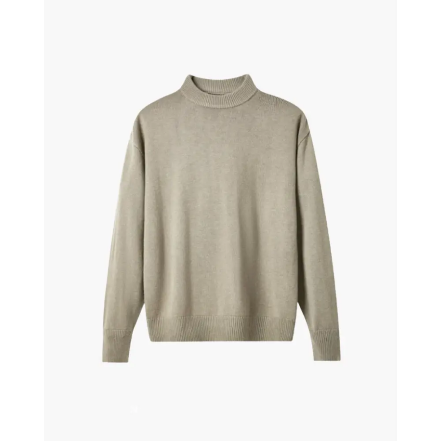 Heritage Wool Turtleneck Sweater - Beige / XS