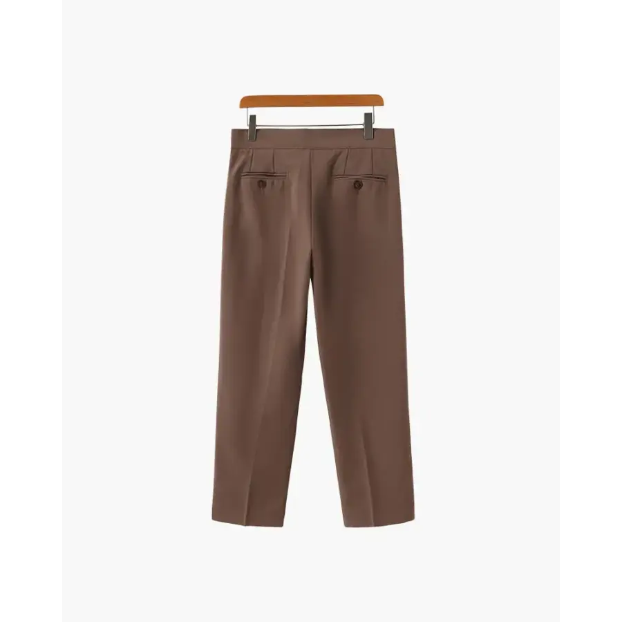 High Waist Tailored Pants