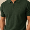 Iconic Knit Polo - Dark Green XS