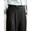 Imperial Pleated Trousers - Black / 28
