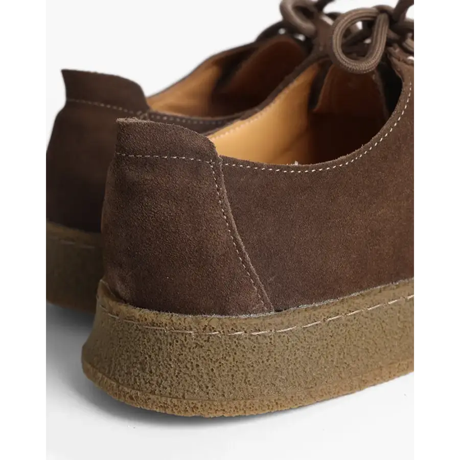 Mayfair loafer stitching detail, flush vamp construction