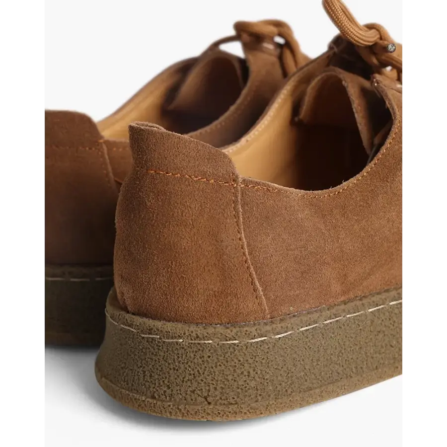 Mayfair loafer worn on foot, showing drape and foot alignment