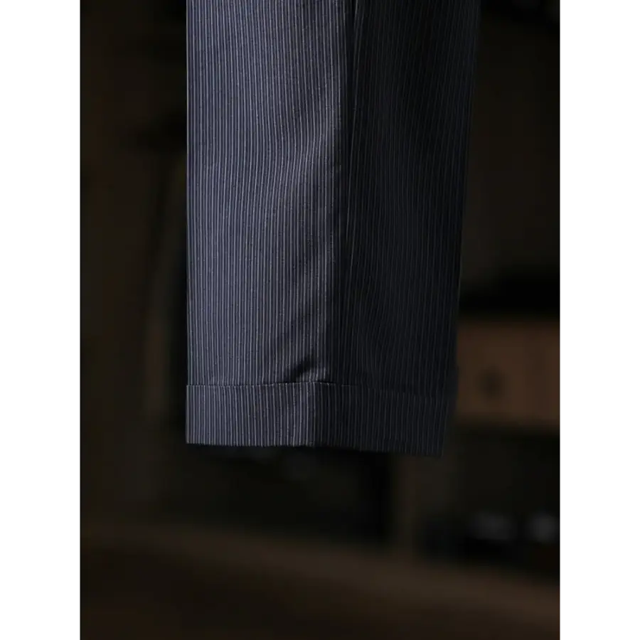 Mayfair Striped Pleated Trousers