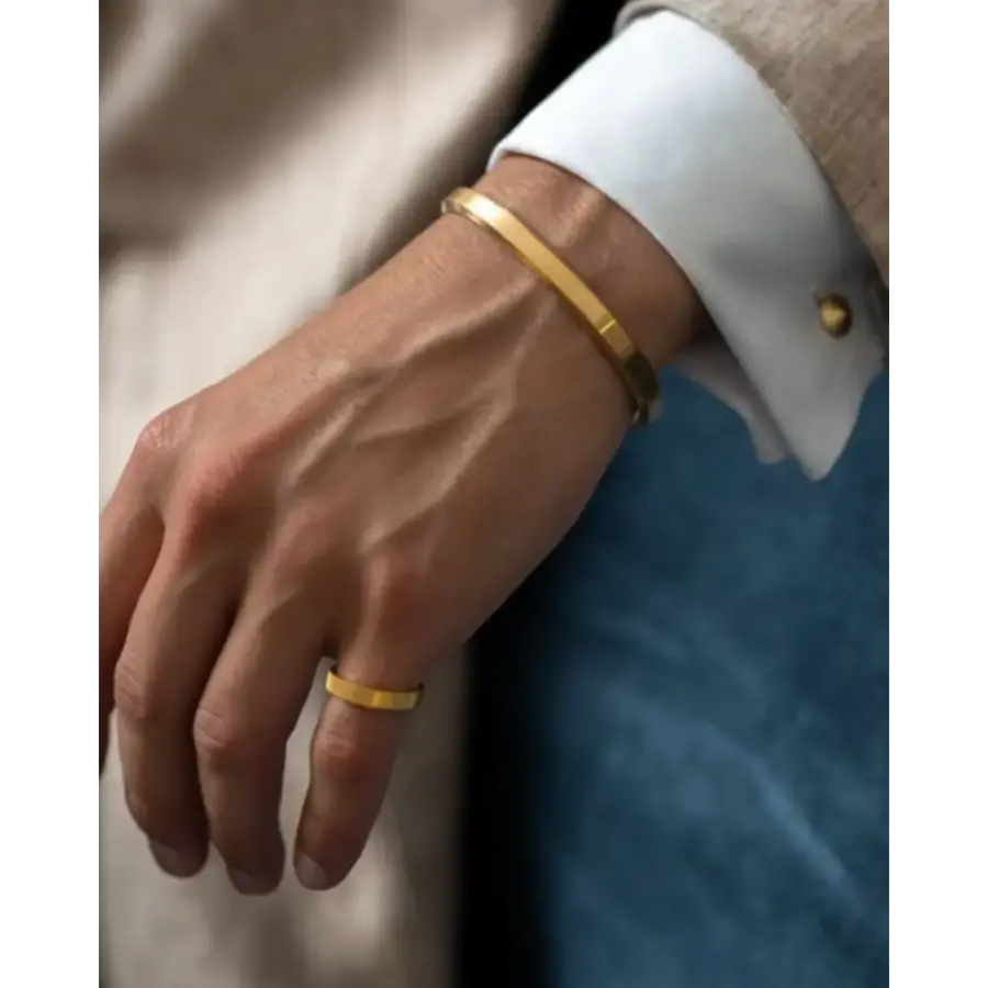 Minimalist Bangle Cuff Bracelet