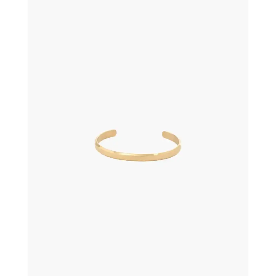 Minimalist Bangle Cuff Bracelet - Gold