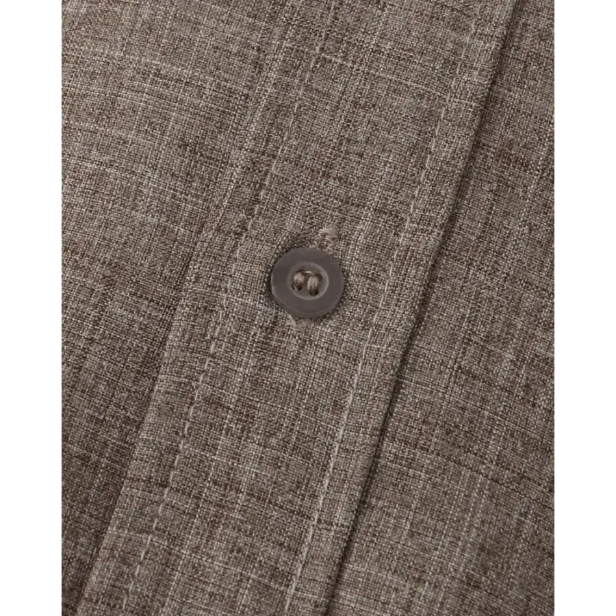 Beaumont mandarin collar shirt tucked half-tuck styling option