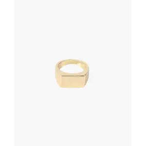 Minimalist Square Signet Ring - Gold / 6
