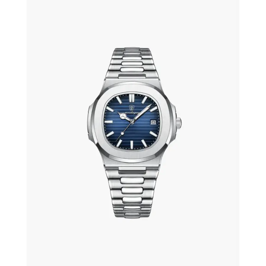 Minimalist Stainless Steel Wristwatch - Blue
